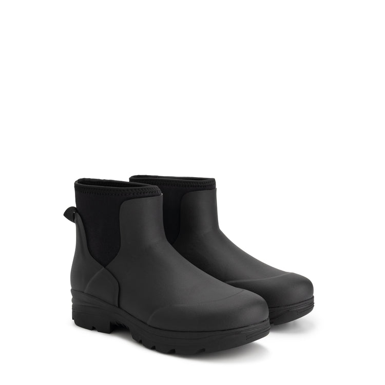Inari Women - Rubber Ankle Boots - Rain Boots - Black FRD