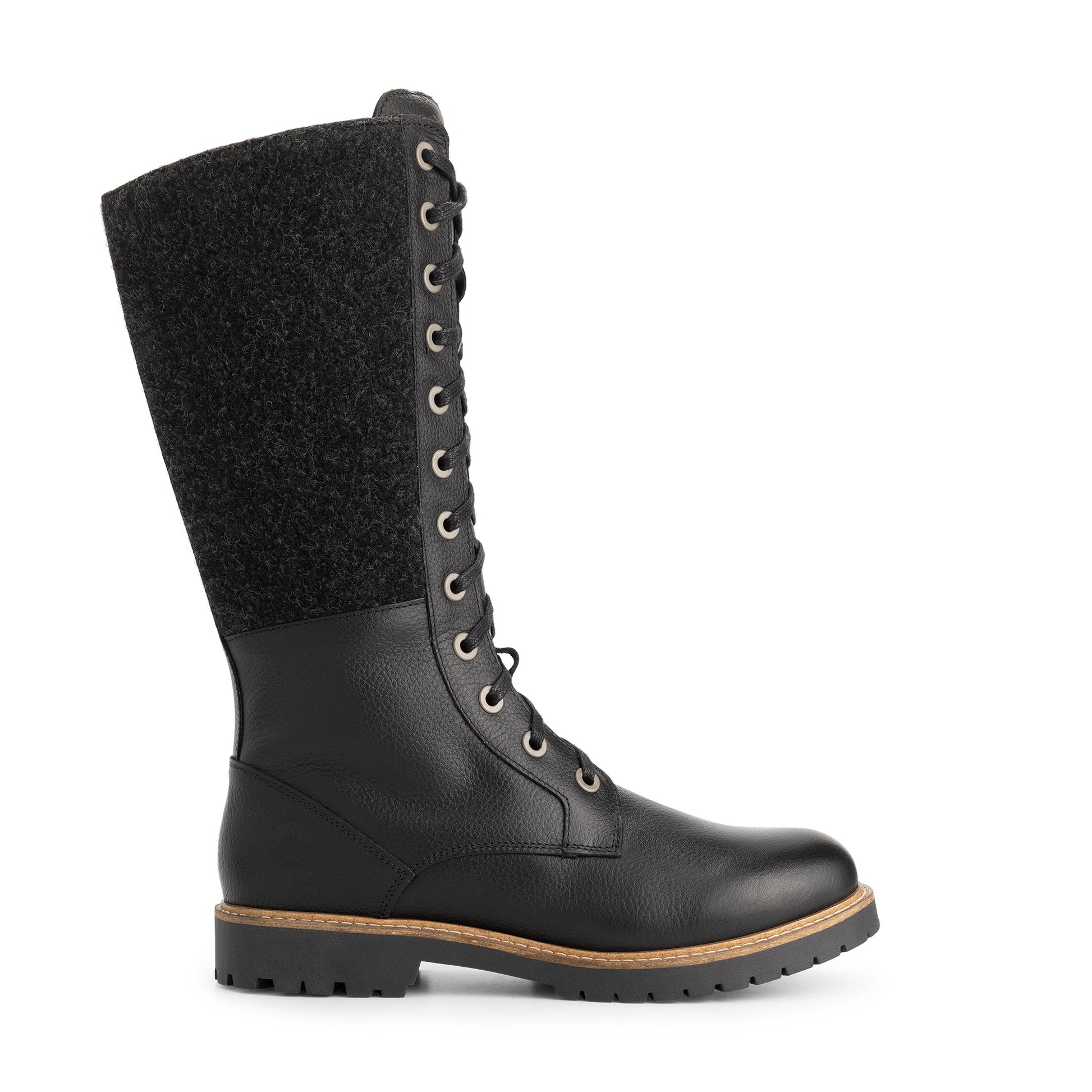 Struve Women - High Lace-up boots - Wool/Felt - Black R