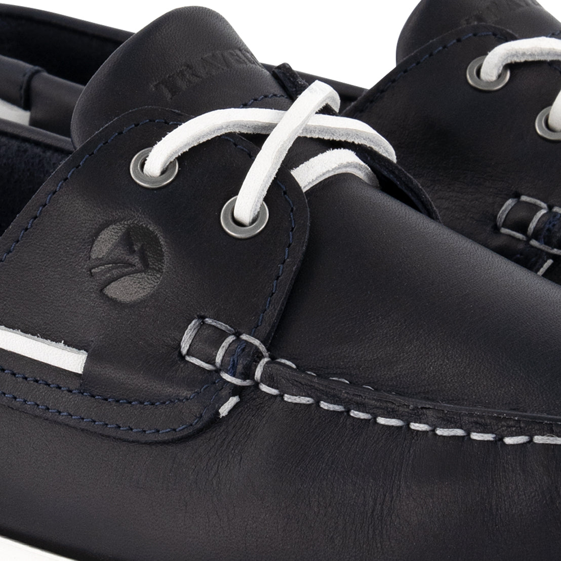 Exmouth Men - Boat shoes - Leather - Blue DFW