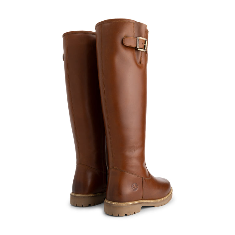 Dannemare Women - High boots - Wool-lined - Cognac BD