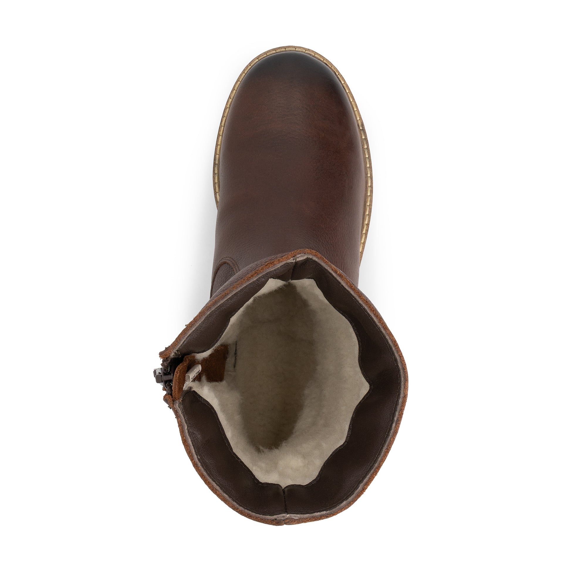 Bykland Women - Boots - Wool-lined - Dark brown UPS