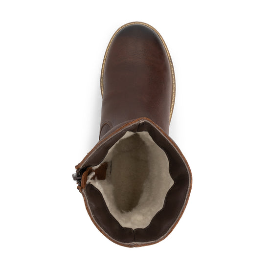 Bykland Women - Boots - Wool-lined - Dark brown UPS