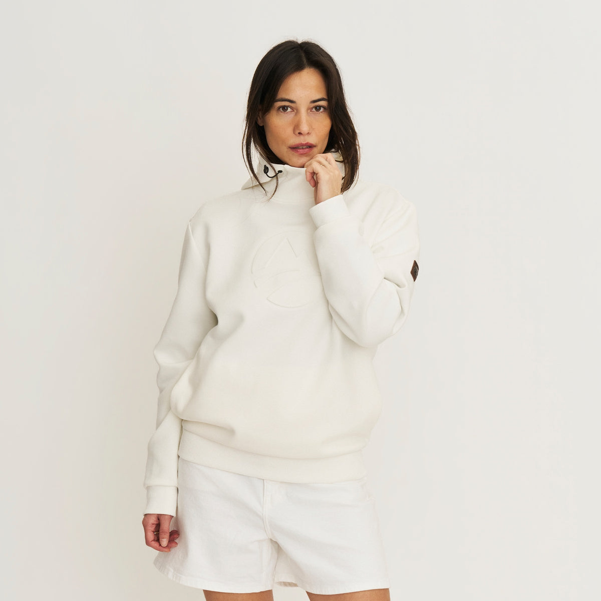 Marte Women - Outdoor sweater - Hoodie - Off-white MV2