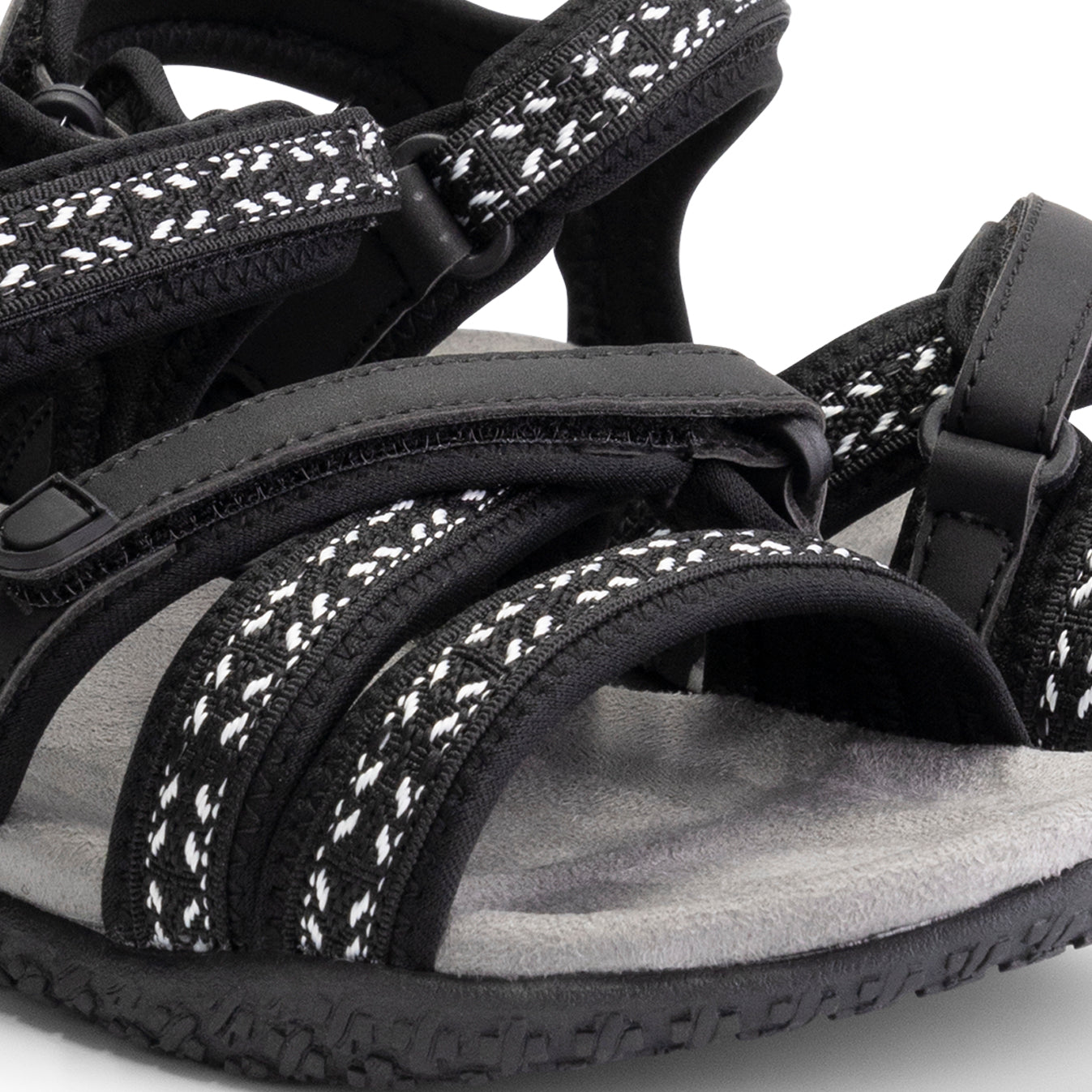 Leira Women - Hiking sandals - Black DFW