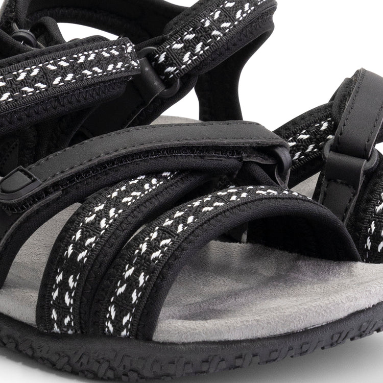 Leira Women - Hiking sandals - Black DFW