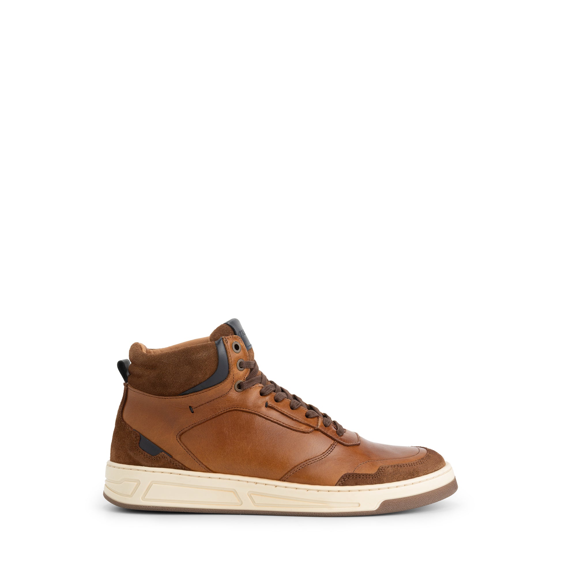 Durham Men - Mid-top sneakers - Leather - Cognac R
