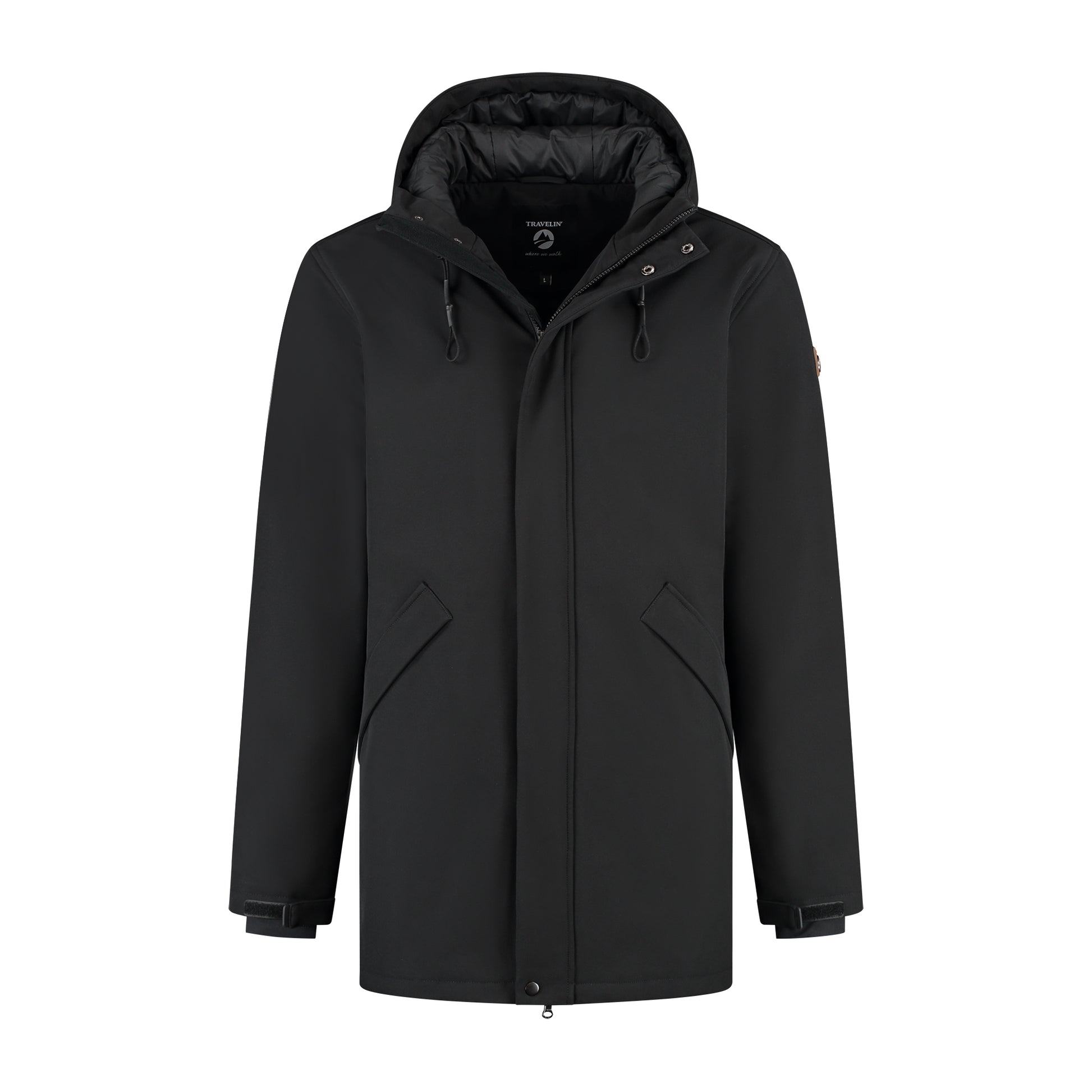 Enok Men - Softshell jacket - Padded - Black F