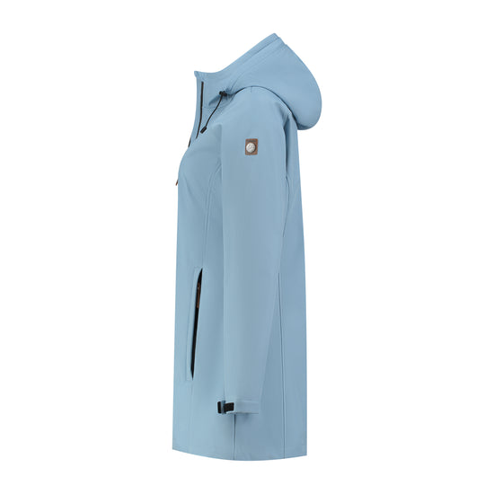 Tuula Women - Softshell jacket - Waterproof - Blue L