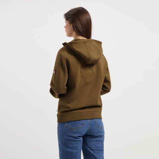 Stine Women - Hooded Cardigan - Sweat - Brown MV