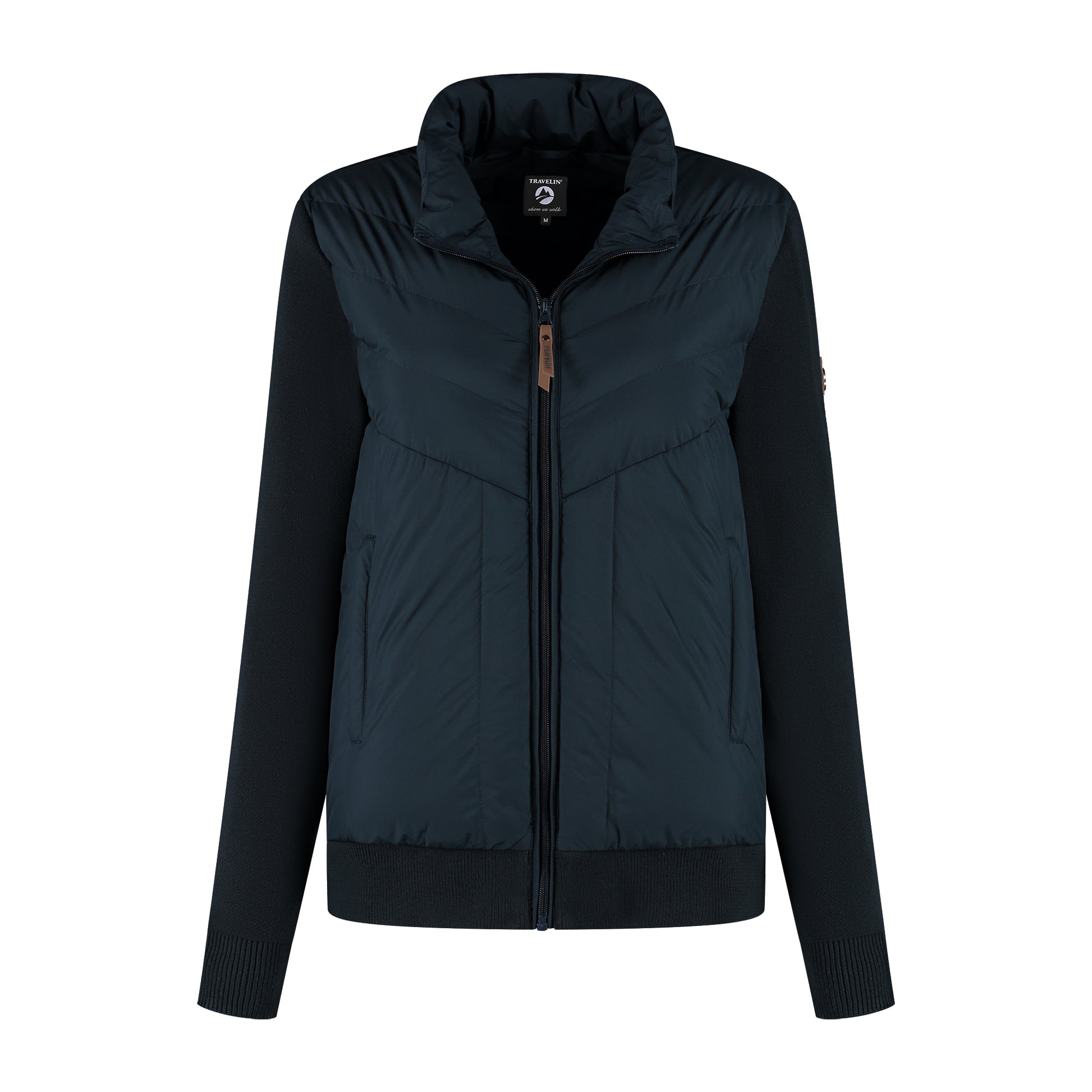 Dana Women - Outdoor cardigan - Padded - Navy F