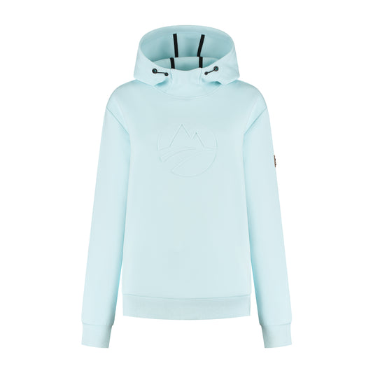 Maren Women - Outdoor sweater - Hoodie - Light blue F