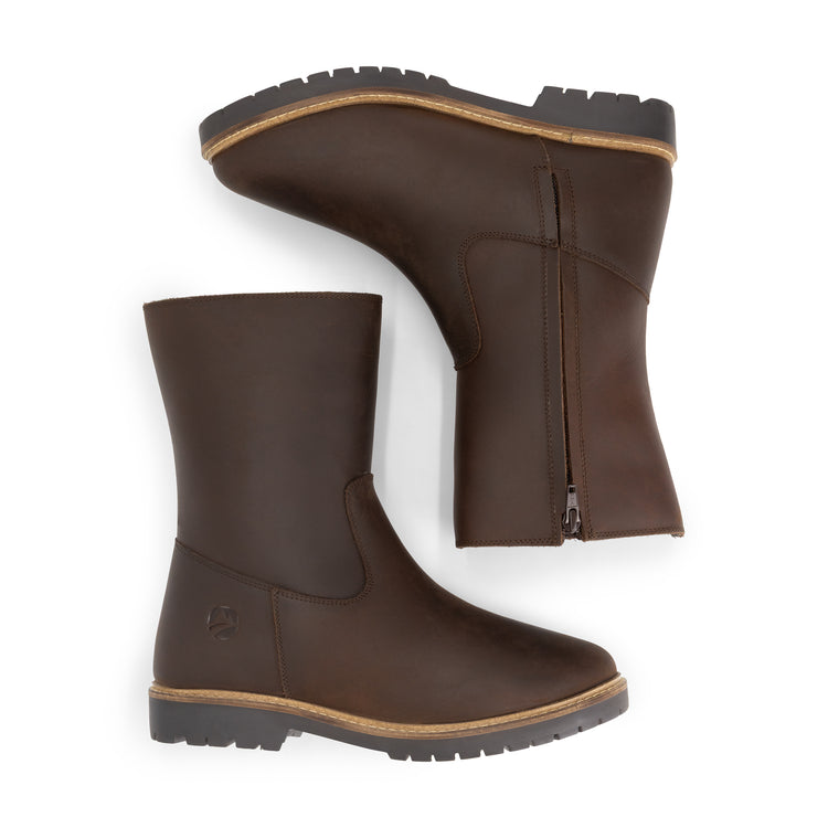 Nakskov Women - Boots - Wool-lined - Dark Brown UPD