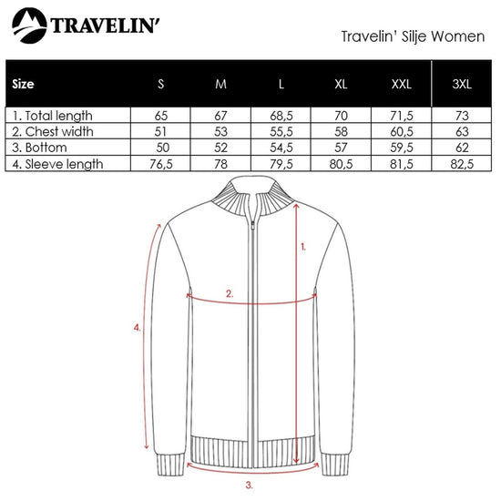 Silje Women - Outdoor cardigan - Sweater - Off-white SC