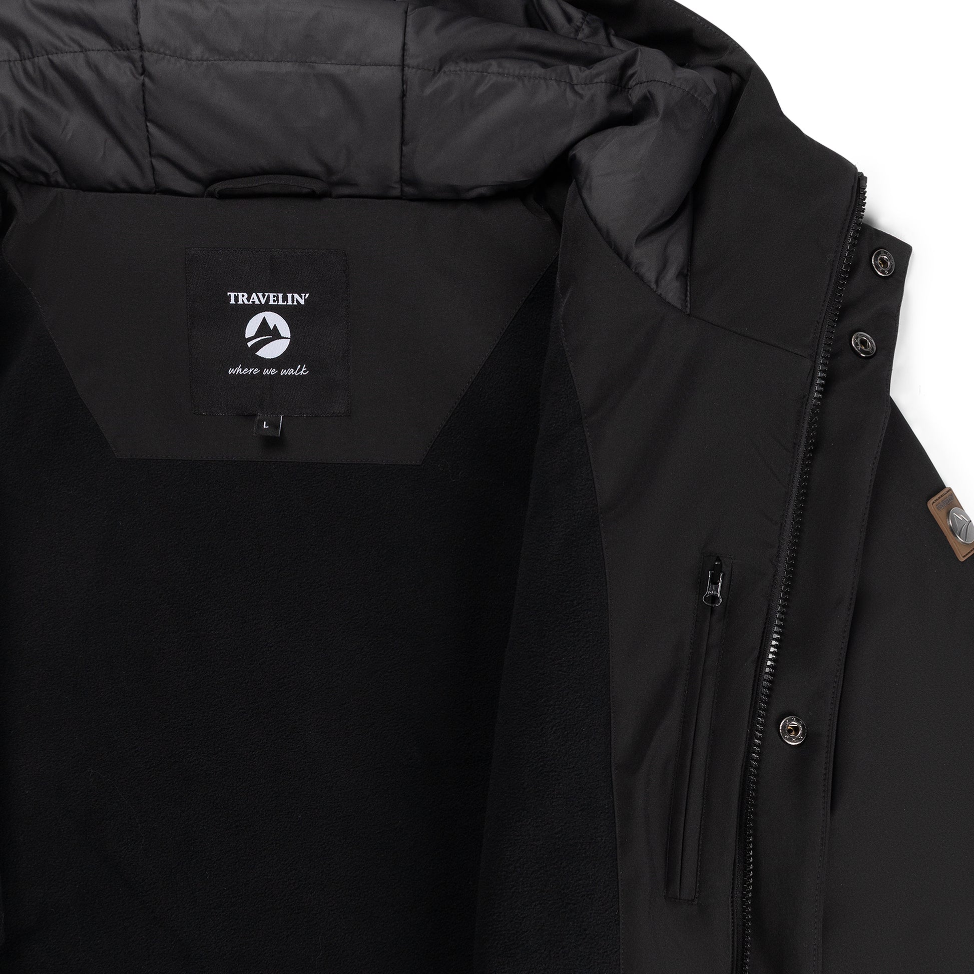 Enok Men - Softshell jacket - Padded - Black DCI