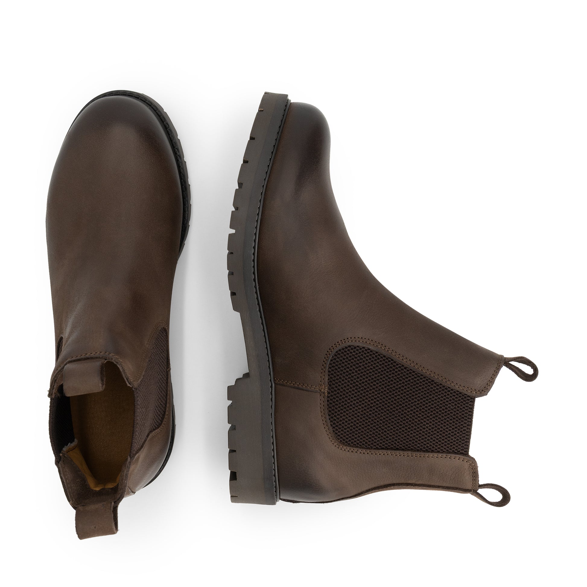 Sivik Women - Chelsea boots - Nubuck - Dark brown UPD