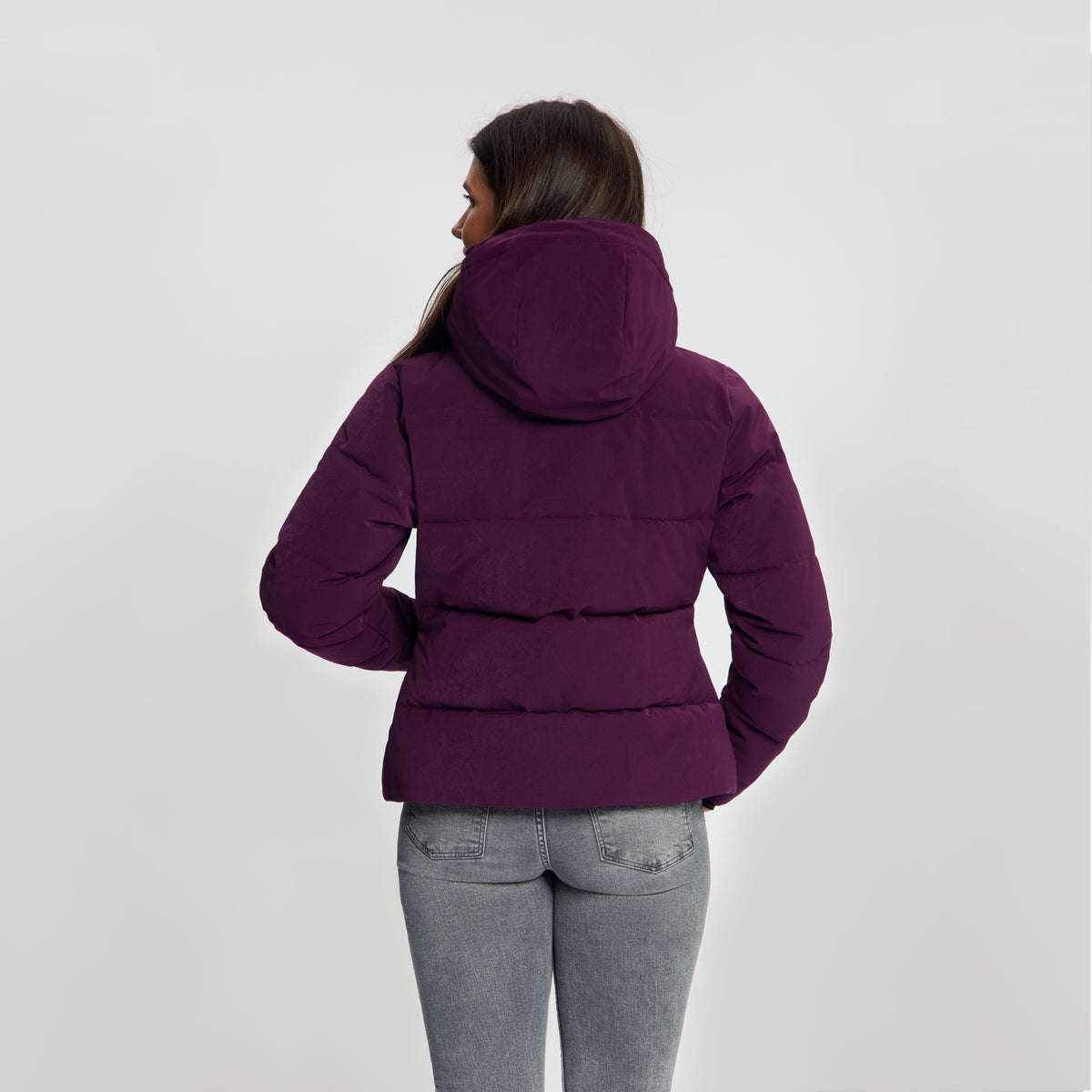Agnes Women - Puffer Winter Jacket - Waterproof - Purple MV3