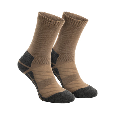 Bran Unisex 2-pack wandelsokken – Naadloos & ademend – Bruin