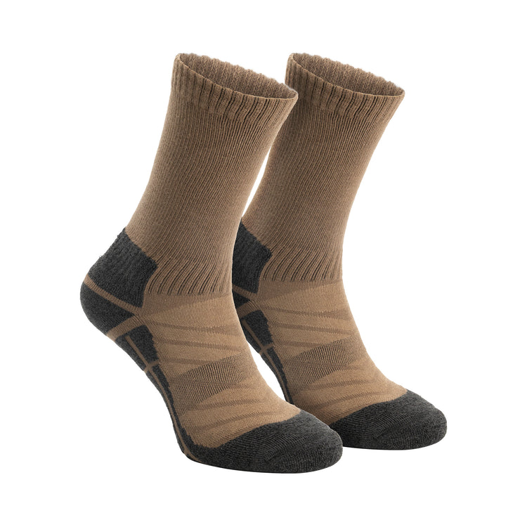 Bran Unisex 2-pack hiking socks – Seamless & breathable – Brown ACC1