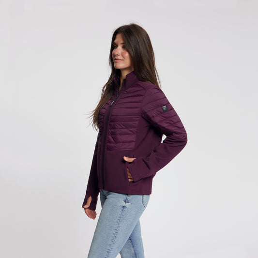 Lyan Women - Outdoor Vest - Lined - Purple MV2