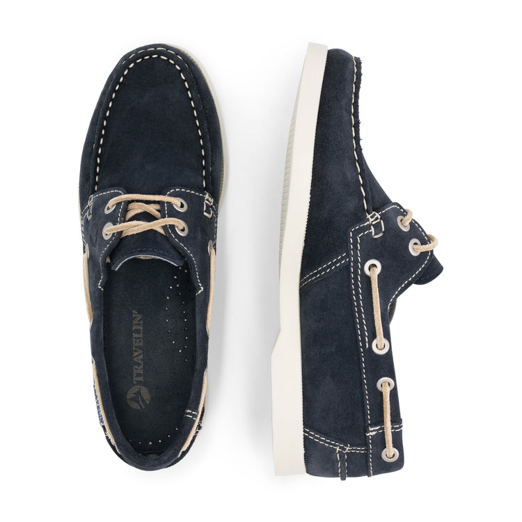 Penzance Women - Boat shoes - Suede - Navy UPD