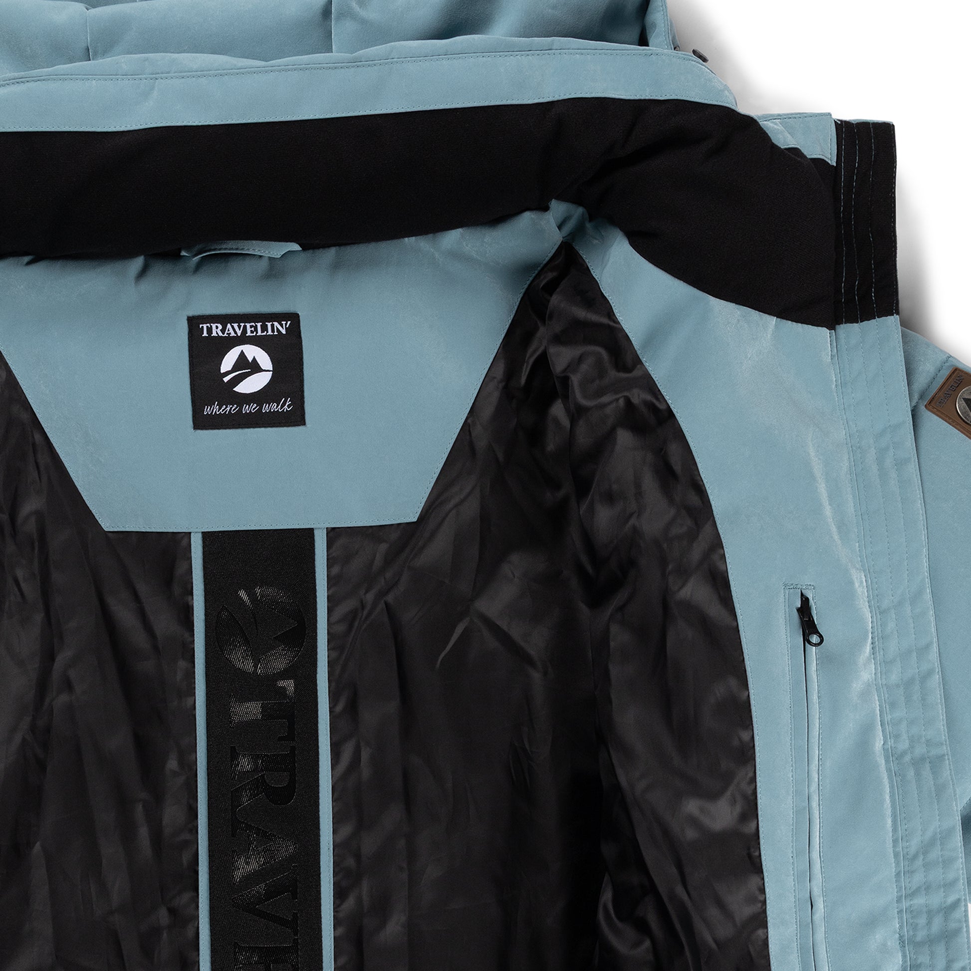 Rissne Women - Puffer jacket - Water-resistant - Light blue DCI