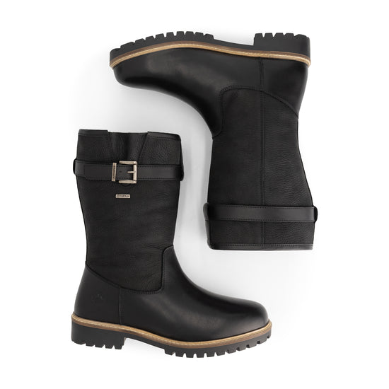 Vrangen Men - Outdoor Boots - Wool-Lined - Black UPD