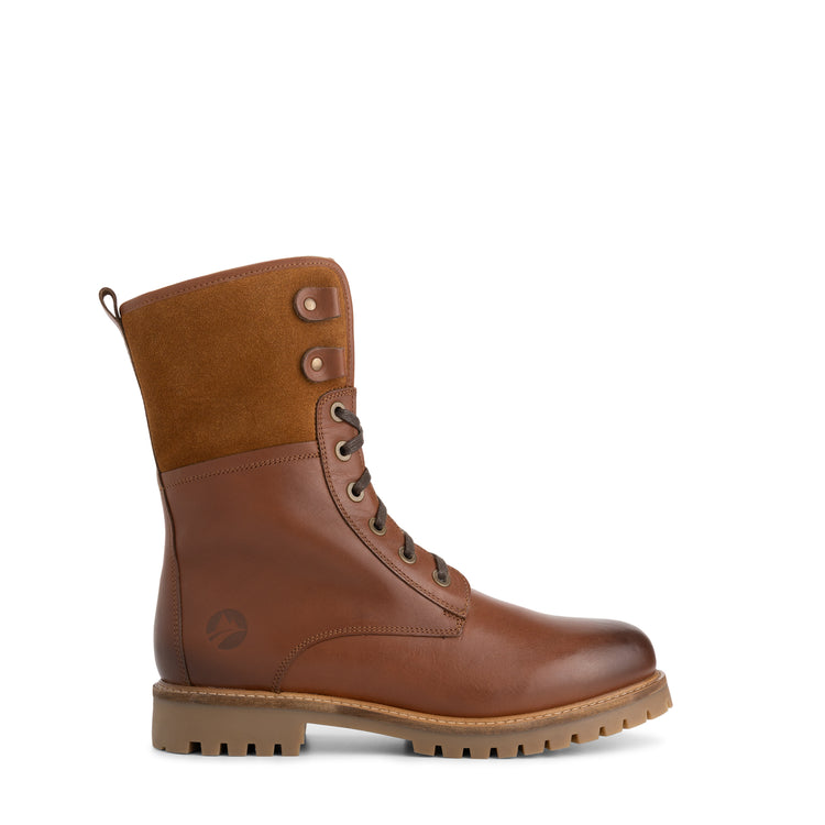 Jostedal Men - Lace-up boots - Wool-lined - Cognac R