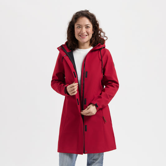Erika Women - Softshell jacket - Waterproof - Red MV
