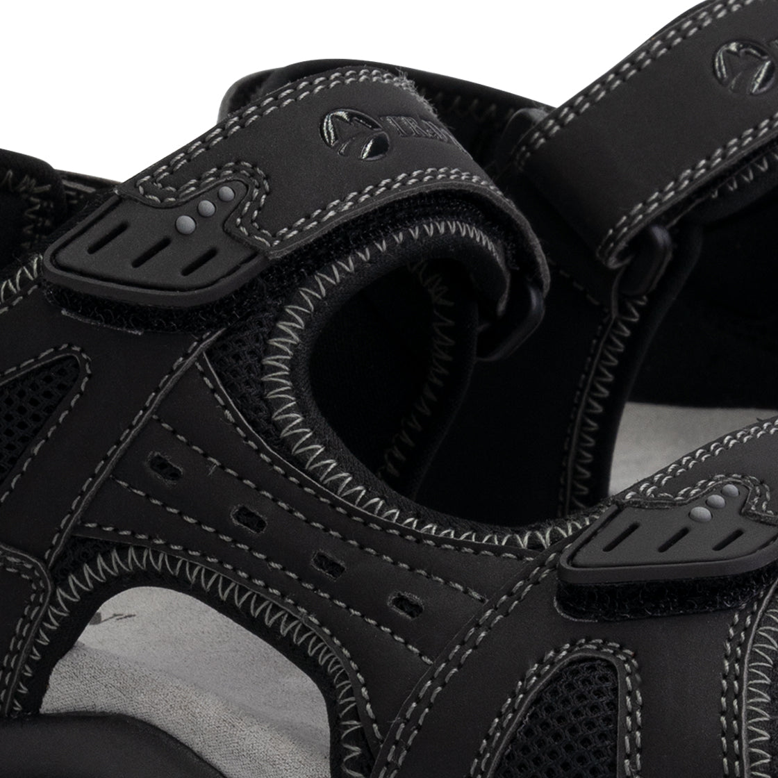 Horten Men - Hiking sandals - Black DFW