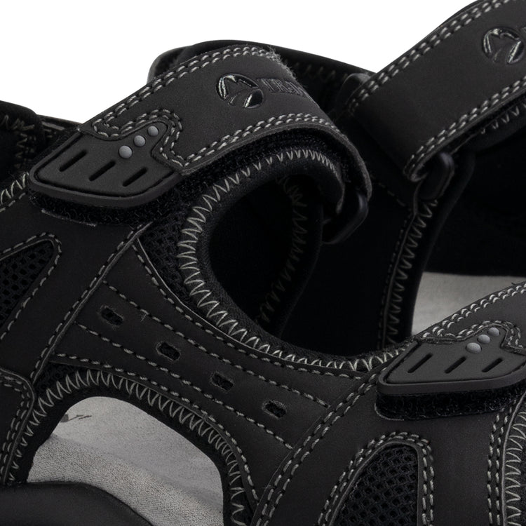 Horten Men - Hiking sandals - Black DFW
