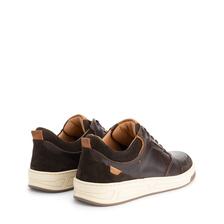 Darley Men - Sneakers - Leather - Dark brown BD
