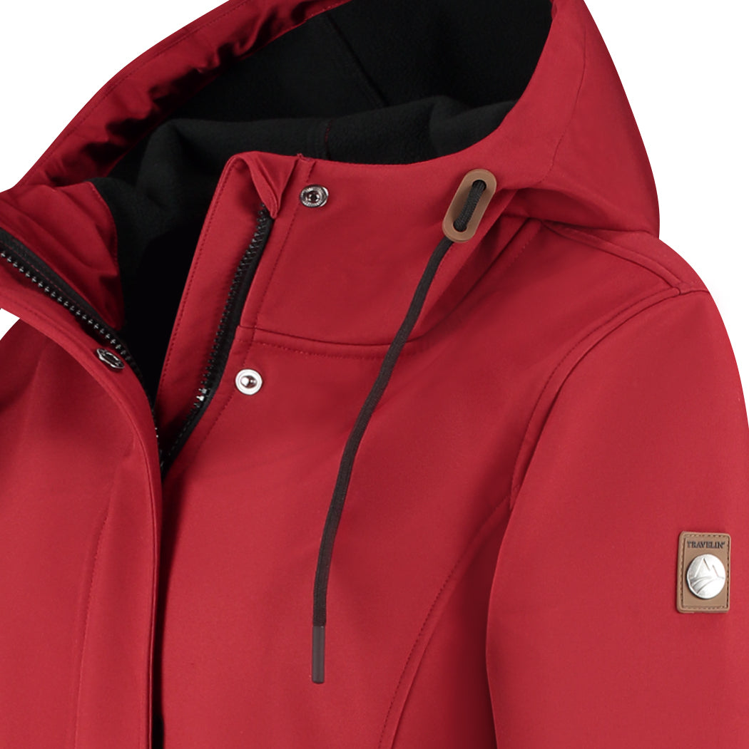 Erika Women - Softshell jacket - Waterproof - Red DCB