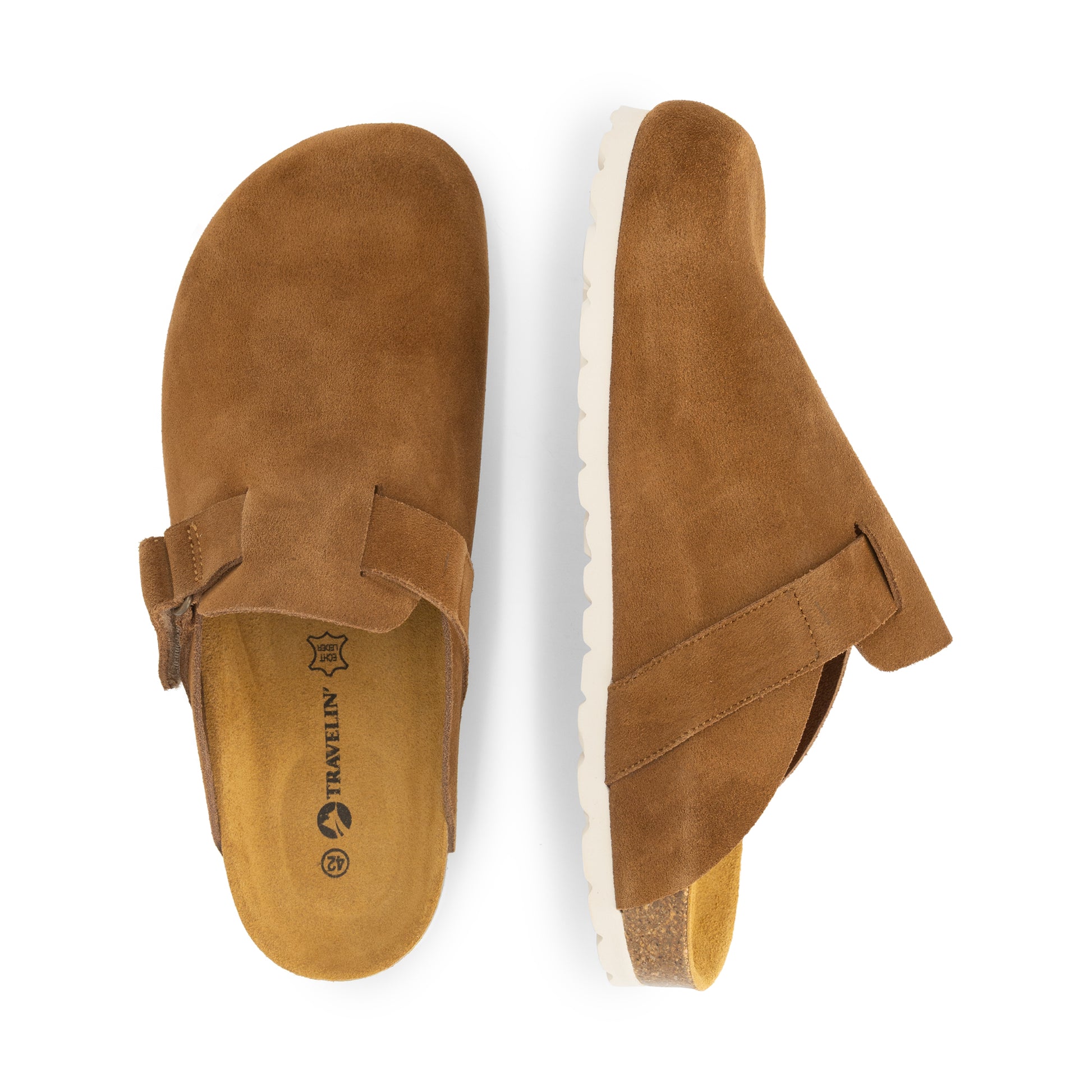 Torsby Men - Clogs - Suede - Brown UPD