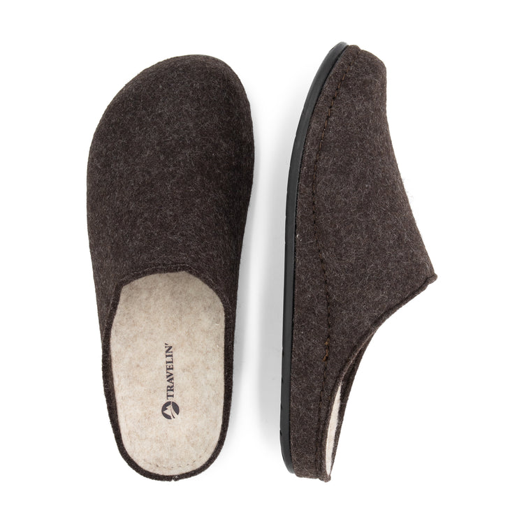 Come Home Men - House slippers - Wool - Brown UPD