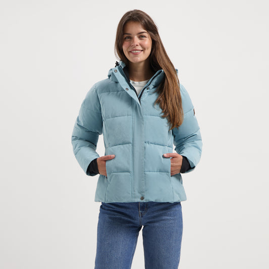 Norra Women - Puffer jacket - Water-resistant - Light blue MV
