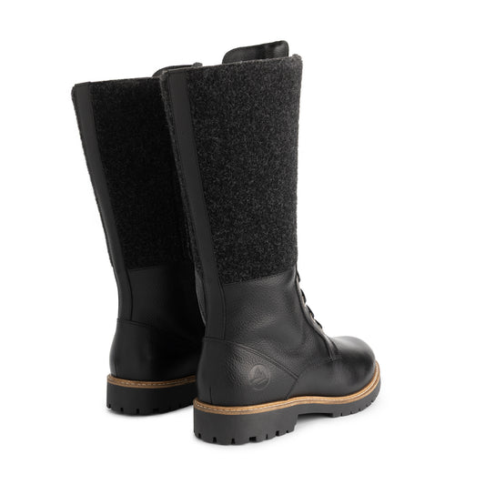 Struve Women - High Lace-up boots - Wool/Felt - Black BD