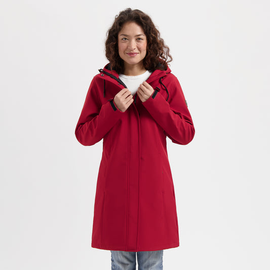 Erika Women - Softshell jacket - Waterproof - Red MV