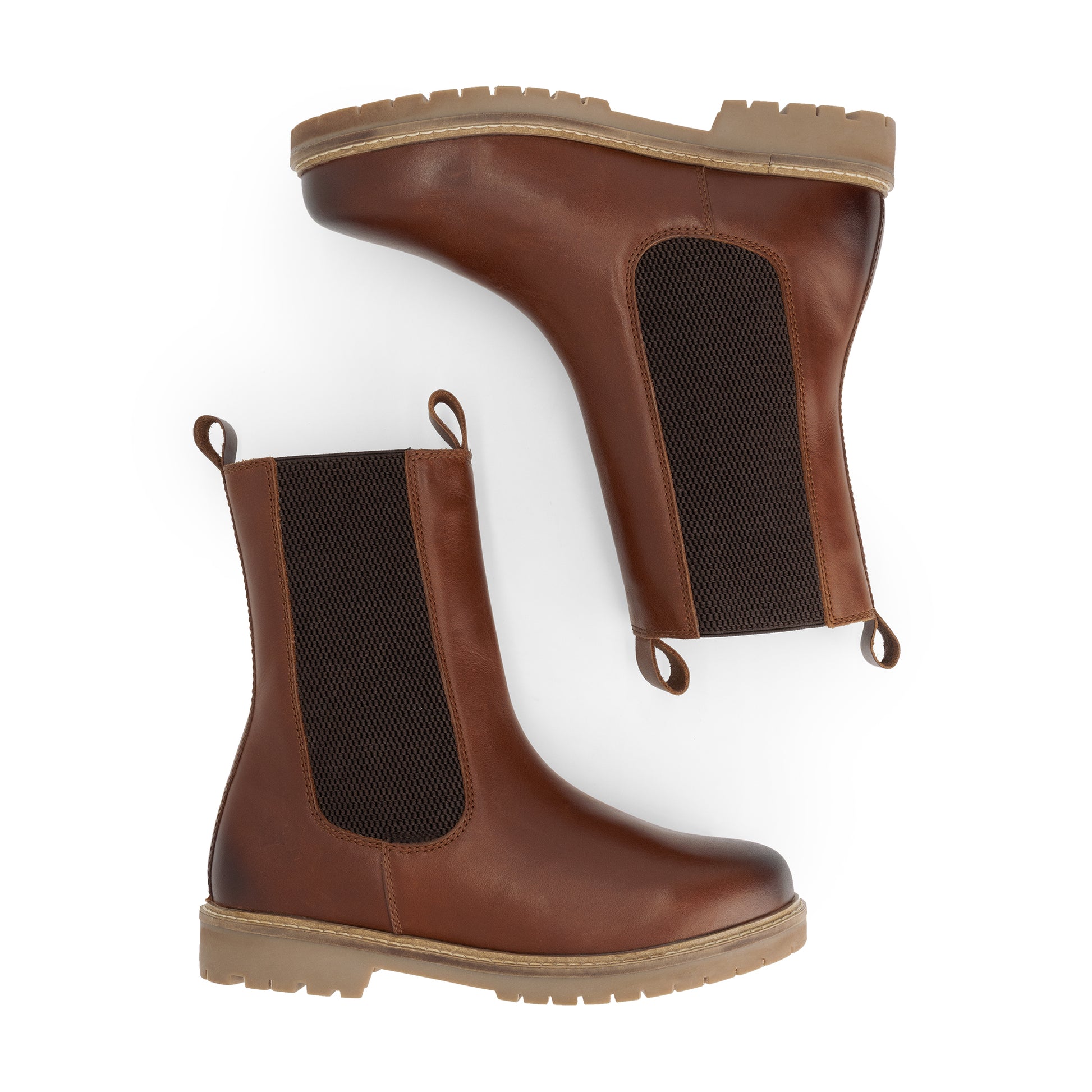 Ferring Women - Chelsea boots - Wool-lined - Cognac UPD