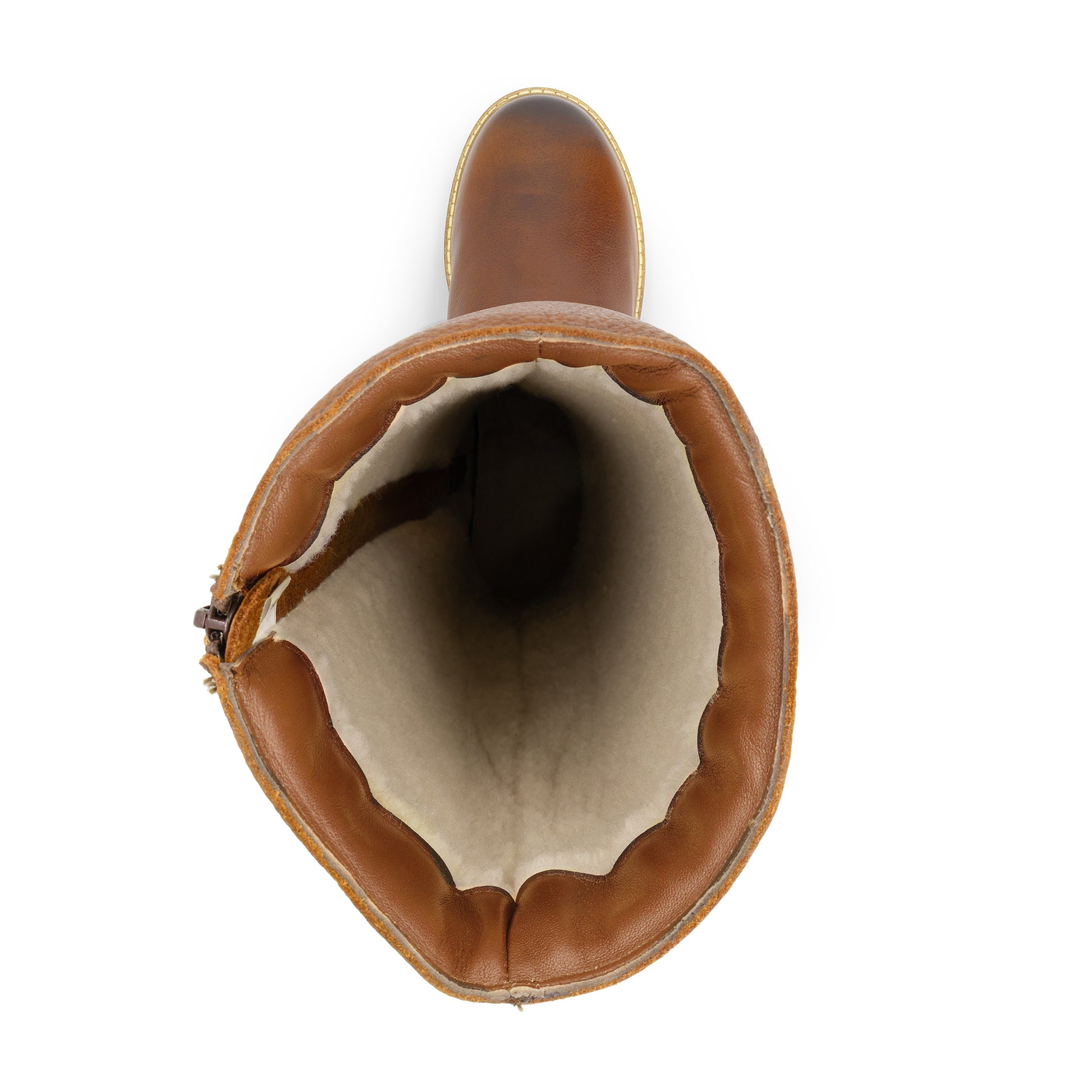 Dyreborg Women - High boots - Wool-lined - Cognac UPS