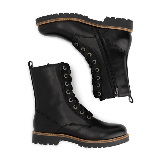 Forsol Women - Lace-up boots - Leather - Black UPD