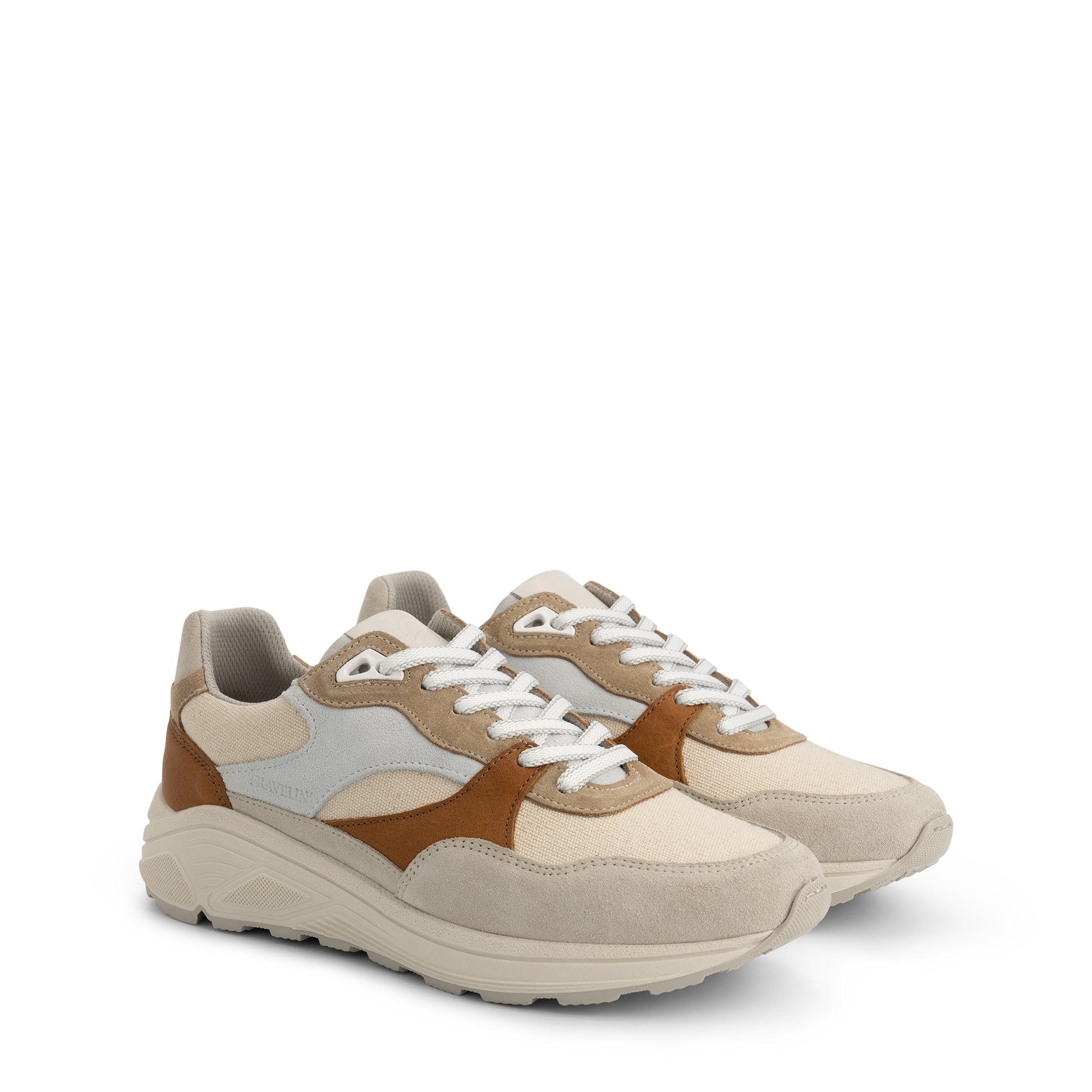 Riber Women - Sneakers - Sand/Cognac FRD