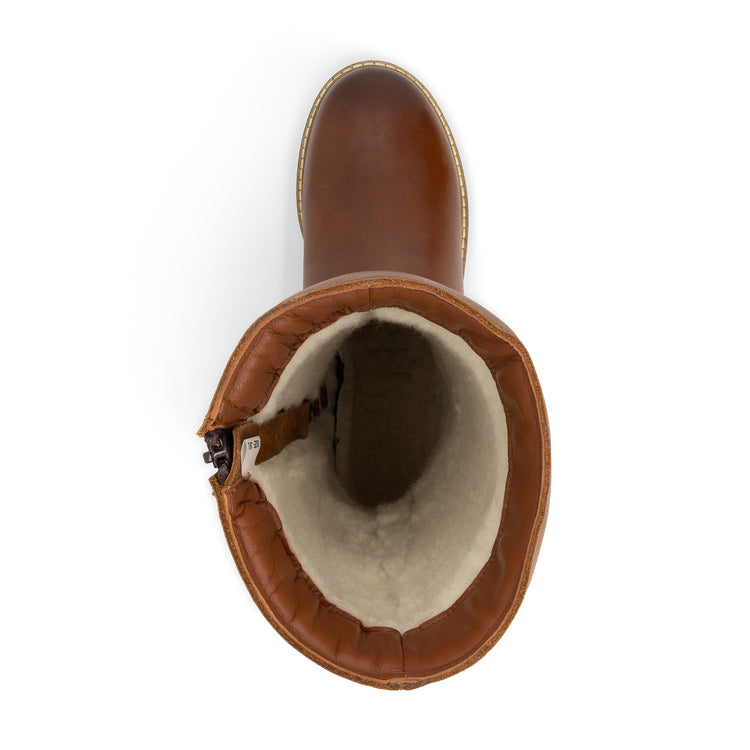 Vinstra Women - High boots - Wool-lined - Cognac UPS