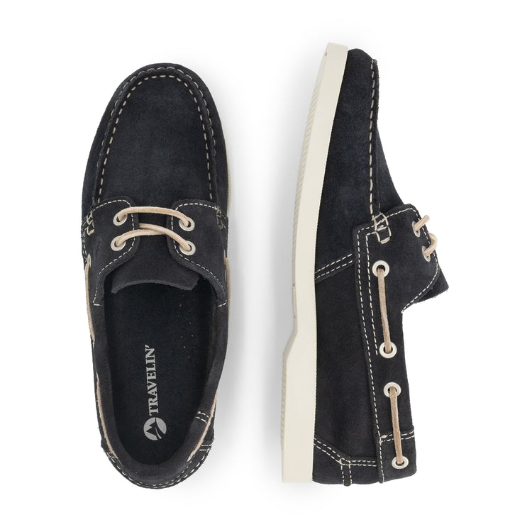 Kajaani Women - Boat shoes - Suede - Navy UPD
