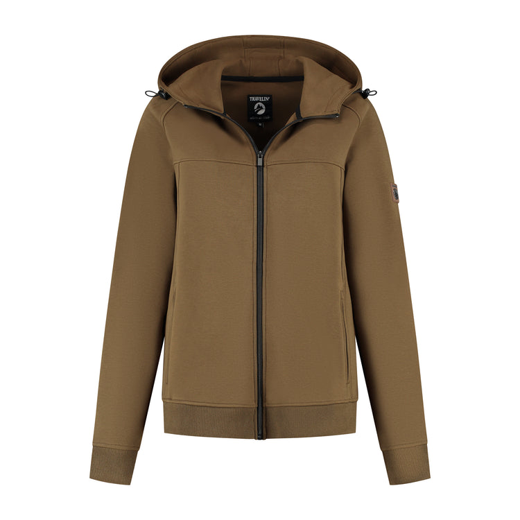 Stine Women - Hooded Cardigan - Sweat - Brown F