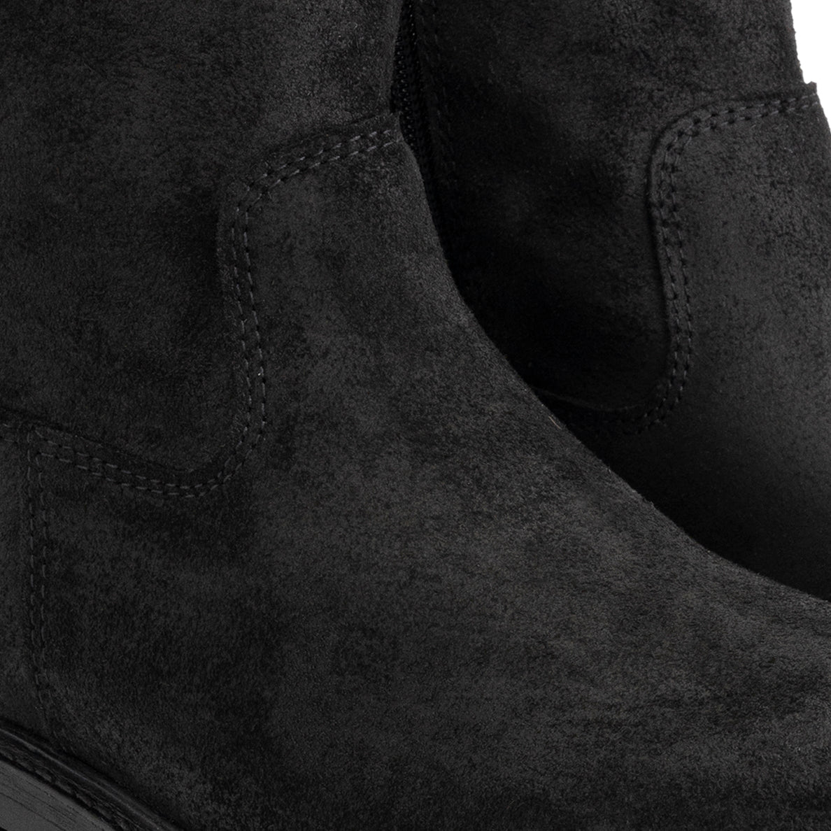 Honefoss boots - Suede ankle boots - Black DFW