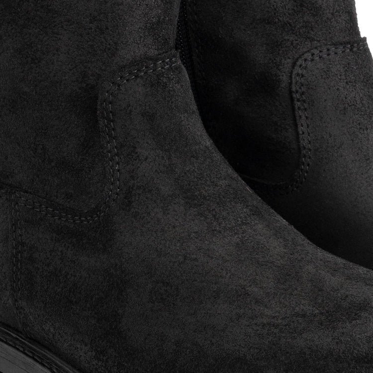 Honefoss boots - Suede ankle boots - Black DFW