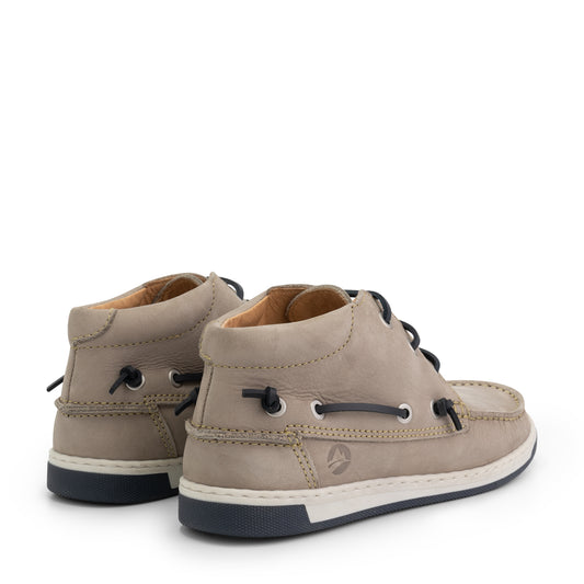 Maenporth Women - Mid lace-up shoes - Leather - Grey BD