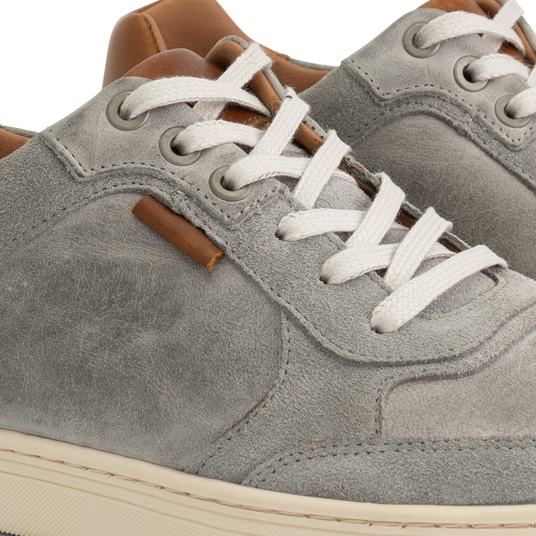 Burnham - Leather sneaker - Men - Grey DFW