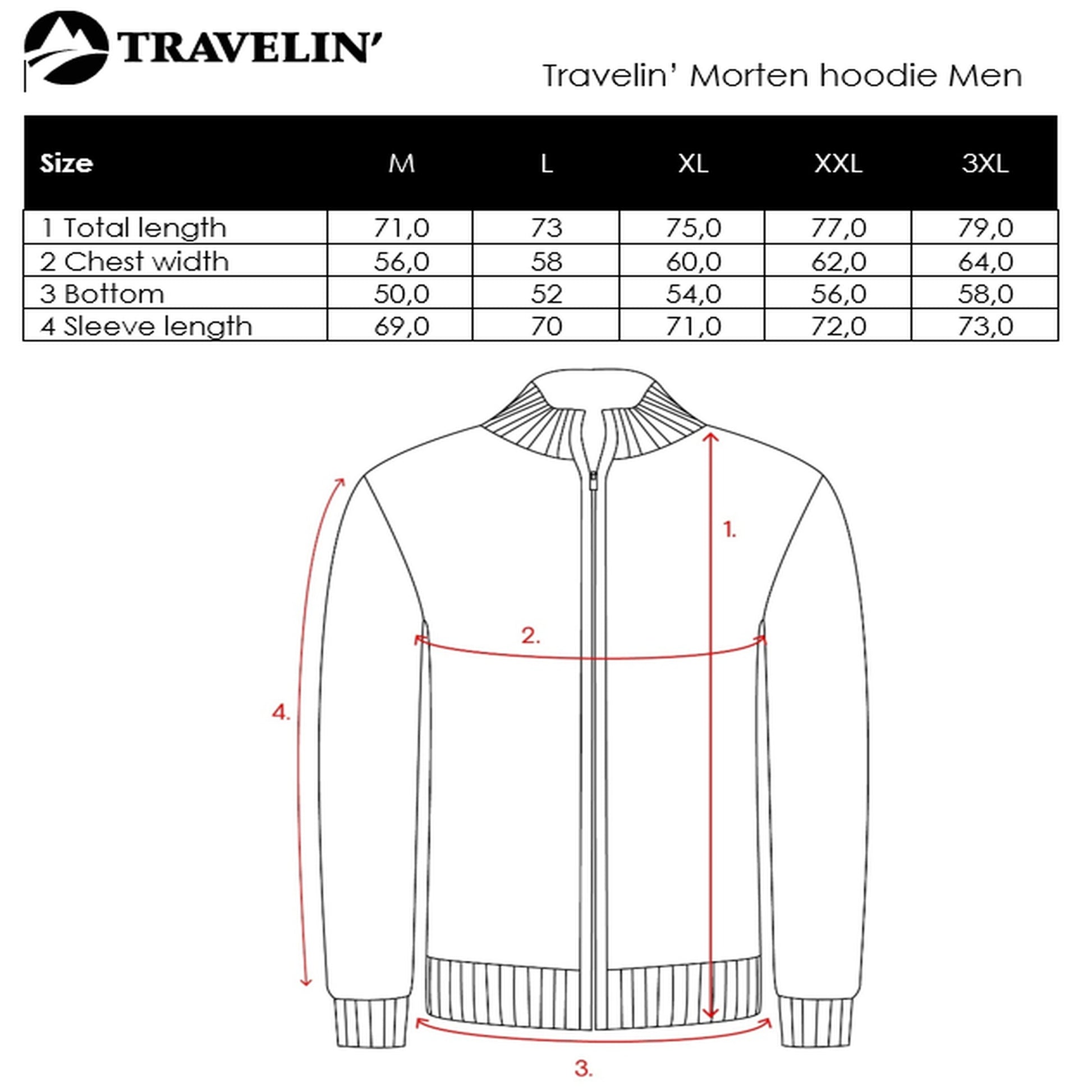 Morten Men - Outdoor sweater - Hoodie - Navy SC