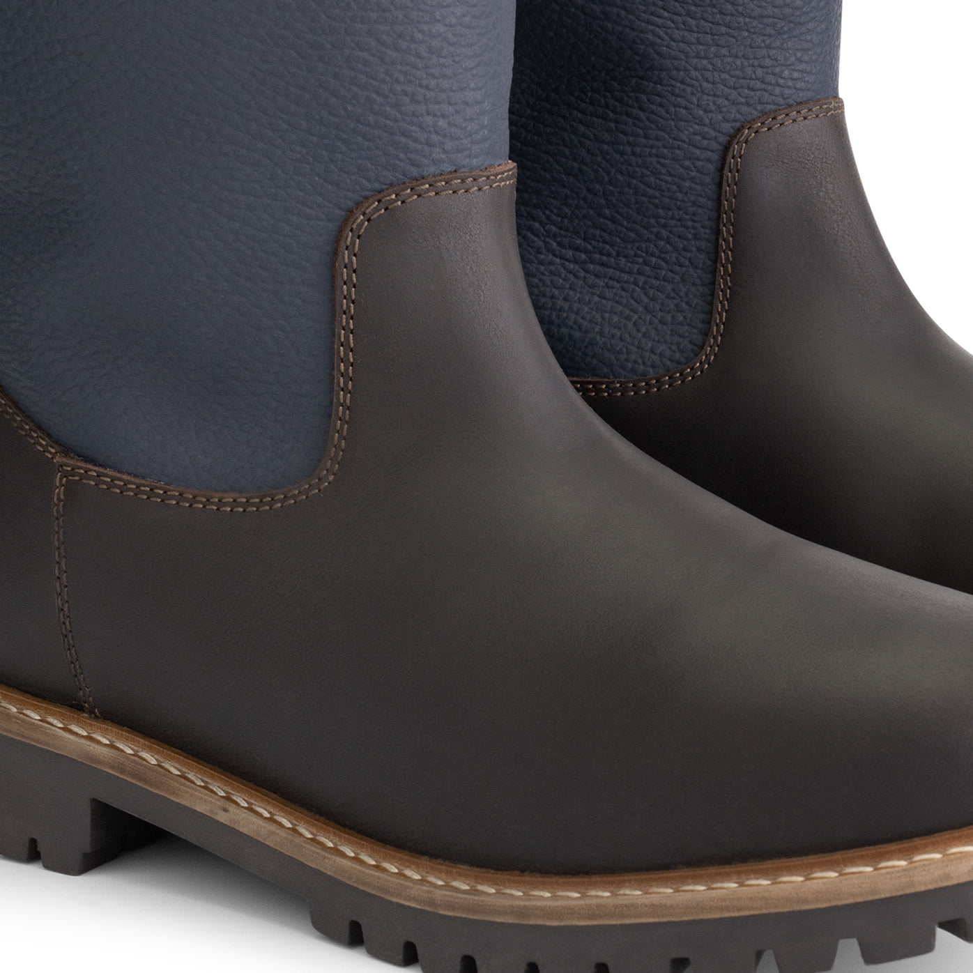 Finnmark - Wool-lined outdoor boots - Men - Blue DFW